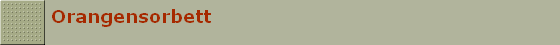 Orangensorbett